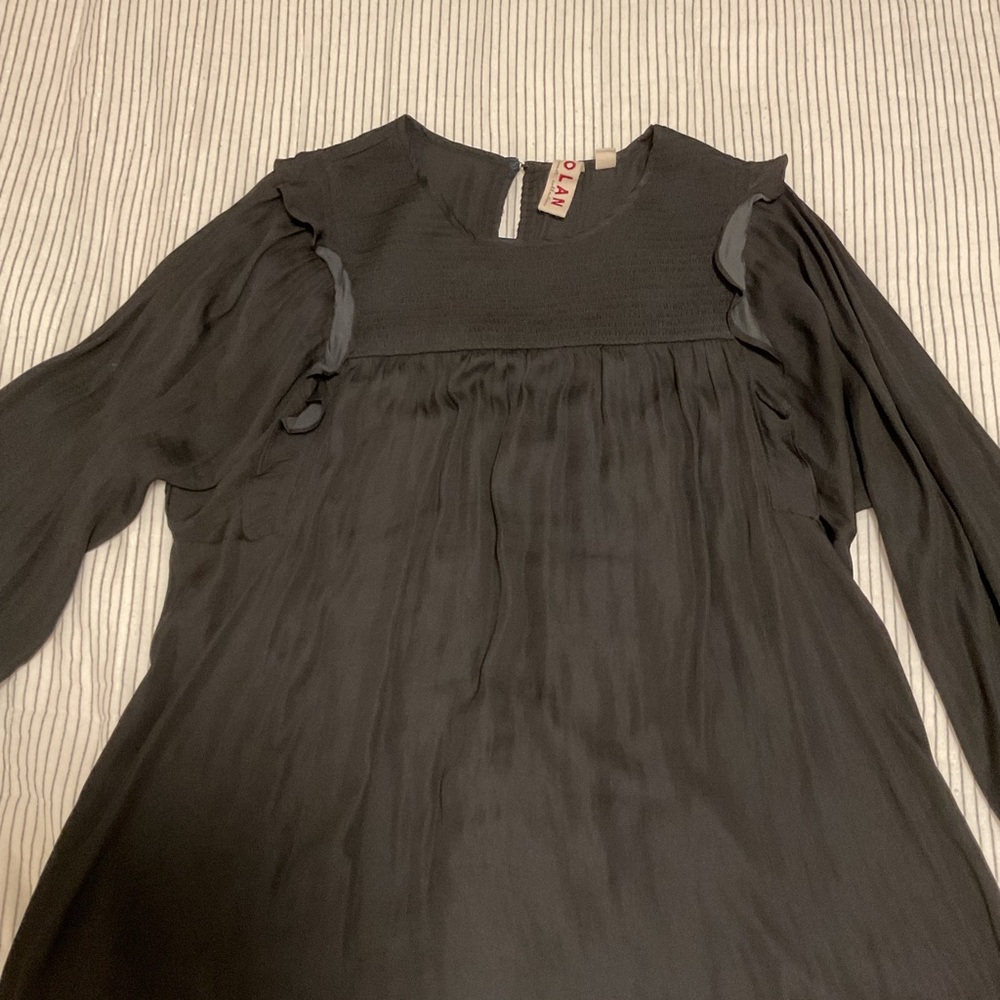 Dolan Charcoal Gray Women's Blouse